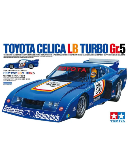 Toyota Celica LB Turbo Gr.5 Maquette 1/24 ème