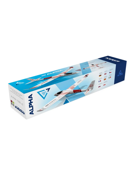 Motoplaneur Alpha V2 1500 mm complet avec Radio Kavan KAV02.8076V2RTF
