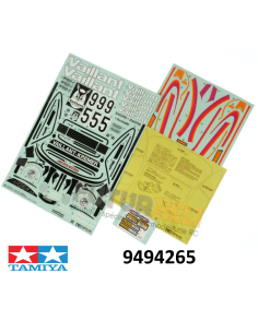 Tamiya 9494265 Stickers Porsche 934 Vaillant
