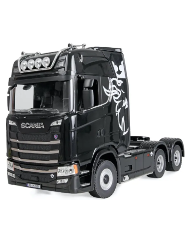 Camion Scania 770 Tracteur noir 6x4 1/18 RTR Complet Futurheli distribution Amewi France