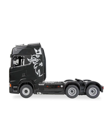 Camion Scania 770 Tracteur noir 6x4 1/18 RTR Complet