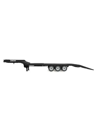 Remorque surbaissé 3 essieux pour Scania 1/18 ème