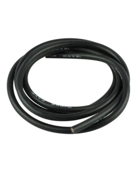 Cable silicone 4mm² noir 1M futurheli
