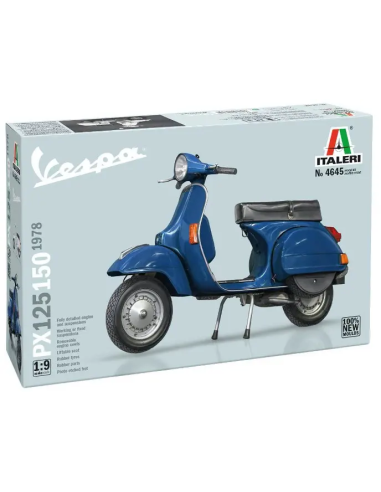 Vespa PX 125/150 échelle 1/9 1978 Italeri 4645 futurheli