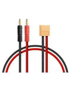 Cable de charge XT60 avec prise banane longueur 25cm