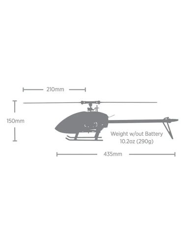 Infusion 210 BNF Basic Rotor 485mm AS3X /Safe BLH01550
