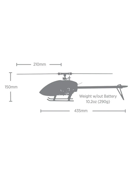 Infusion 210 BNF Basic Rotor 485mm AS3X /Safe BLH01550