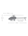 Infusion 210 BNF Basic Rotor 485mm AS3X /Safe BLH01550 - vue 6