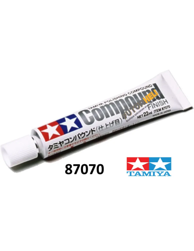 Tamiya 87070 Pâte à polir Grain Ultra-fin futurheli Distribution