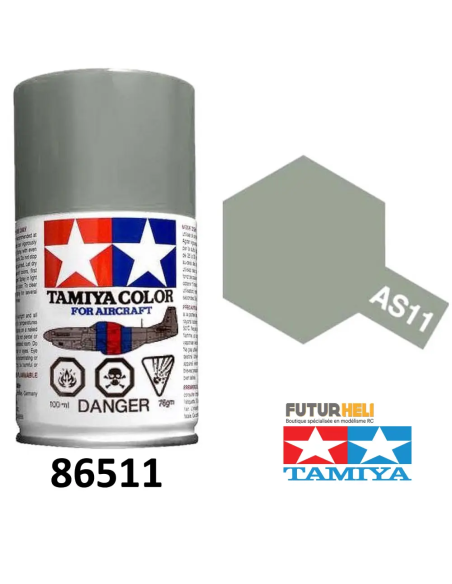 Peinture AS11 Gris Mer Moyen Tamiya 86511 futurheli shop France .