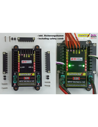 Box 310 Jeti + 2x Rssat 2 + interrupteur RC
