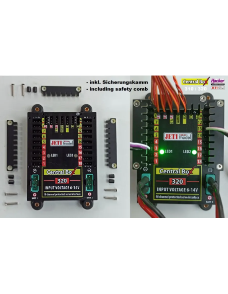 Box 310 Jeti + 2x Rssat 2 + interrupteur RC