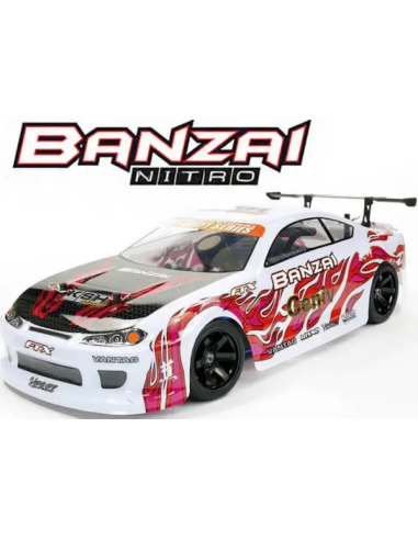 Voiture Drift Thermique 4WD Banzaï RTR Blanc FTX FTX5534W futurheli distribution France