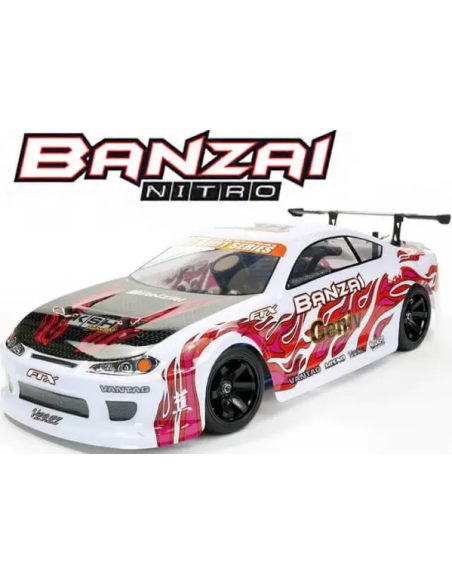 Voiture Drift Thermique 4WD Banzaï RTR Blanc FTX FTX5534W futurheli distribution France