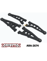 Arrma ARA-2674 bras avant supérieur et inférieur