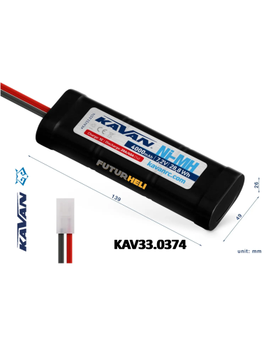 Batterie lipo 4000 Mah Nimh kavan .