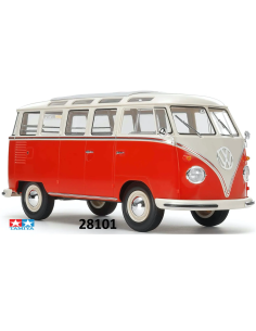Tamiya 28101 volkswagen Type 2 Rouge/Blanc 1/24 sans colle distribution Futurheli