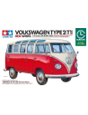 Tamiya 28101 volkswagen Type 2 Rouge/Blanc 1/24 sans colle - vue 3