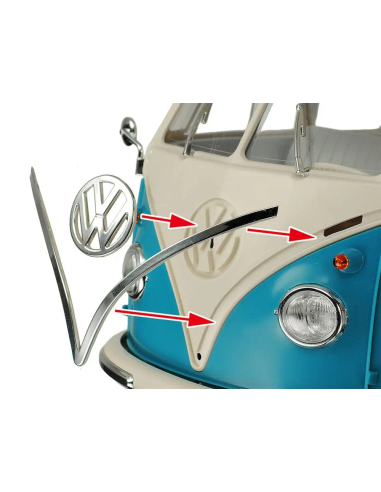Tamiya 28101 volkswagen Type 2 Rouge/Blanc 1/24 sans colle