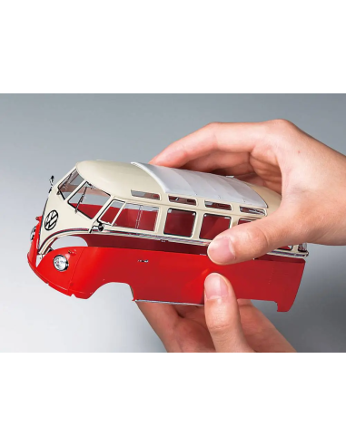 Tamiya 28101 volkswagen Type 2 Rouge/Blanc 1/24 sans colle