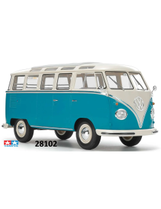 Tamiya 28102 volkswagen Type 2 Bleu/Blanc 1/24 sans colle