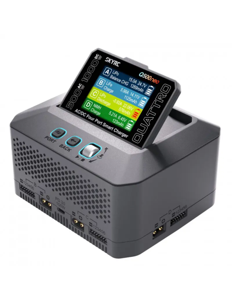 Chargeur Q500neo Quattro AC/DC Max 1000W