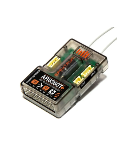 Récepteur AR8360T+ 8 voies + AS3X & Safe futurheli