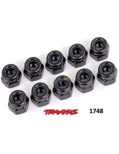 Traxxas Futurheli Ecrous Nylstop 4mm (X10) ref 1748