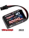Batterie lipo 1000 Mah 2S 7,4 TRX-4M Traxxas 2822 Futurheli distribution RC 74