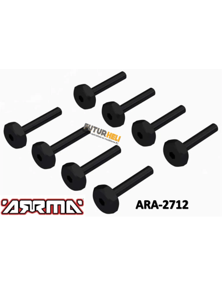 Vis à grosse tête M2,5x15 (x8) Arrma ARA-2712 futurheli distribution Arrma France