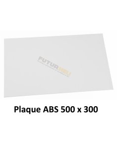 Plaque ABS 500 x 300 épaisseur au choix futurheli .