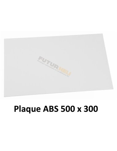 Plaque ABS 500 x 300 épaisseur au choix futurheli .