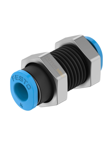 Raccord Festo 4mm passe paroi ditribué par Futurheli modelisme .