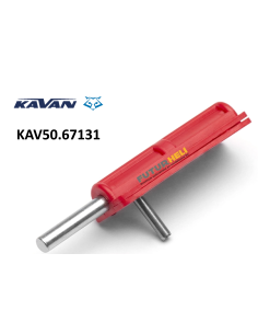Verrou pour verrière plastique rouge Kavan  futurheli