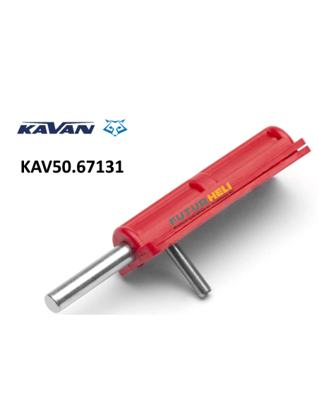 Verrou pour verrière plastique rouge Kavan  futurheli