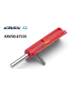Verrou pour verrière plastique rouge Kavan  futurheli