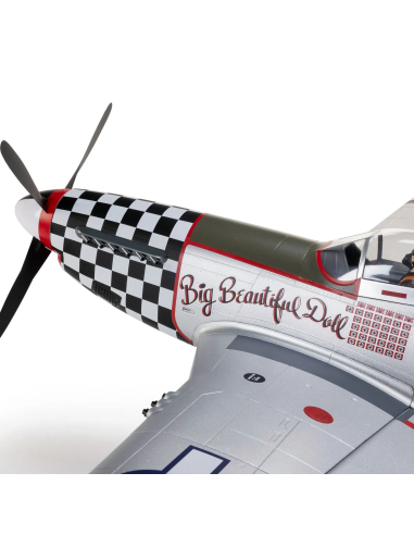 E-flite Big Beautiful Doll P51D Mustang BNF ou PNP