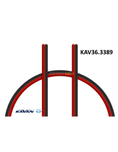 Fils cuivre 2,5 mm Souple 2m rouge + 2M noir Kavan Futurheli distribution