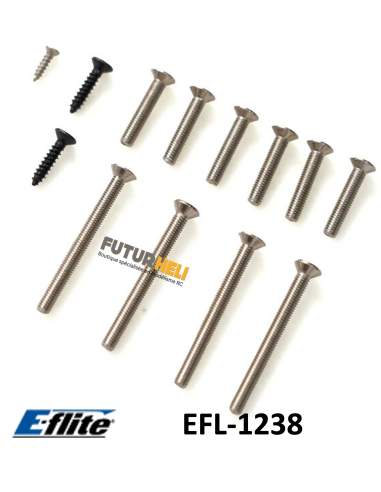 EFL1238 Visserie aile / stab Extra 330 Sc  1.3 E-flite  futurheli Distrib .