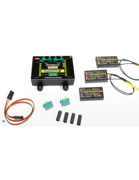 Box 310 Jeti + 2x Rssat 2 + interrupteur RC | Futurheli