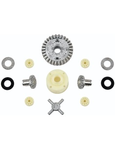 T4933/11N Carter de Diff + pignons 1/10 ème futurheli diffusion .