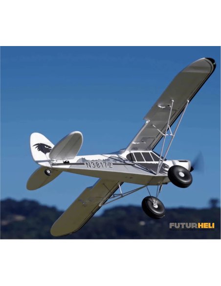 FMS PA18 env 1700 en vol
