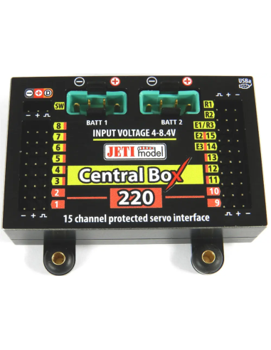 Futurhel Jeti Box 220 Jeti + 2x Rssat 2 + interrupteur RC