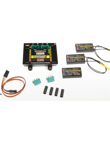 Box 220 Jeti + 2x Rssat 2 + interrupteur RC | Futurheli