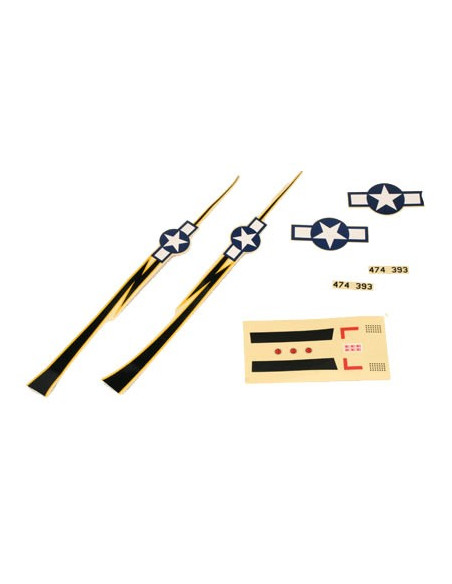 PKZ3602 Planche d'autocollant UM-P51 Parkzone