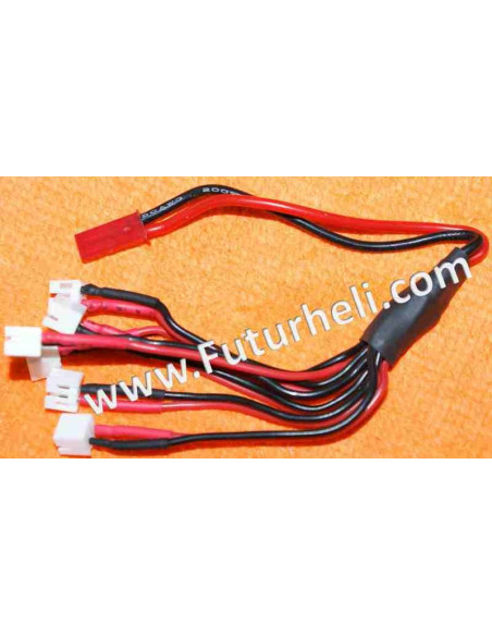 Cordon multicharge ( x 6 )  pour Accu MCPX E-flite