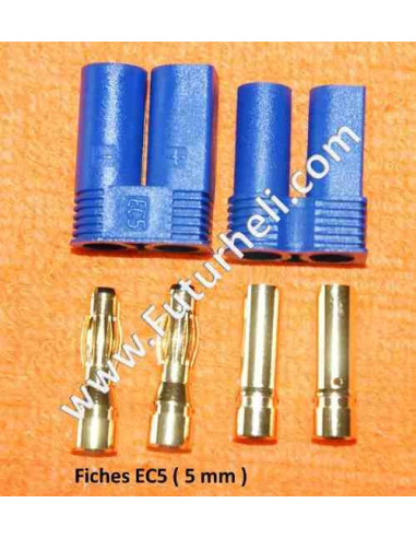Connecteur EC5 5mm 1M+1F