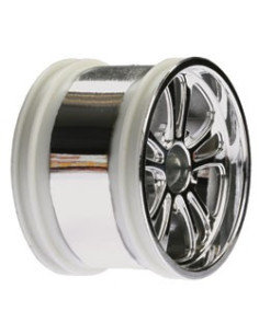 LOSA7058 Jantes 320 series Chrome Avant ( x 2 ) losi