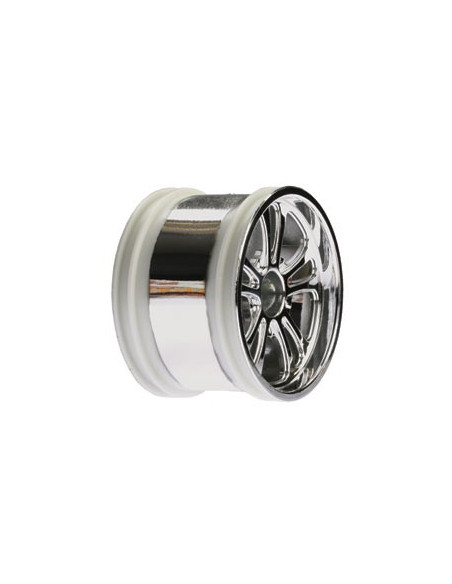 LOSA7058 Jantes 320 series Chrome Avant ( x 2 ) losi