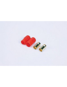 Fiche mâle + femelle PK 6 mm  + protection / Graupner 2